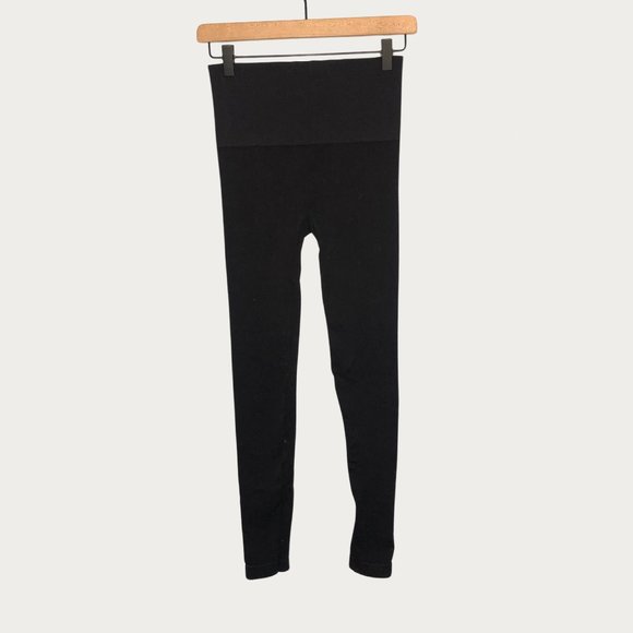 SPANX Pants - Spanx Seamless Ankle Zip Leggings Black Medium